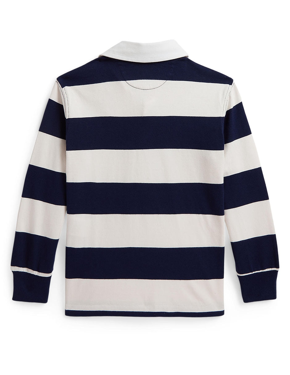 Playera tipo polo polo ralph lauren de algodón para niño