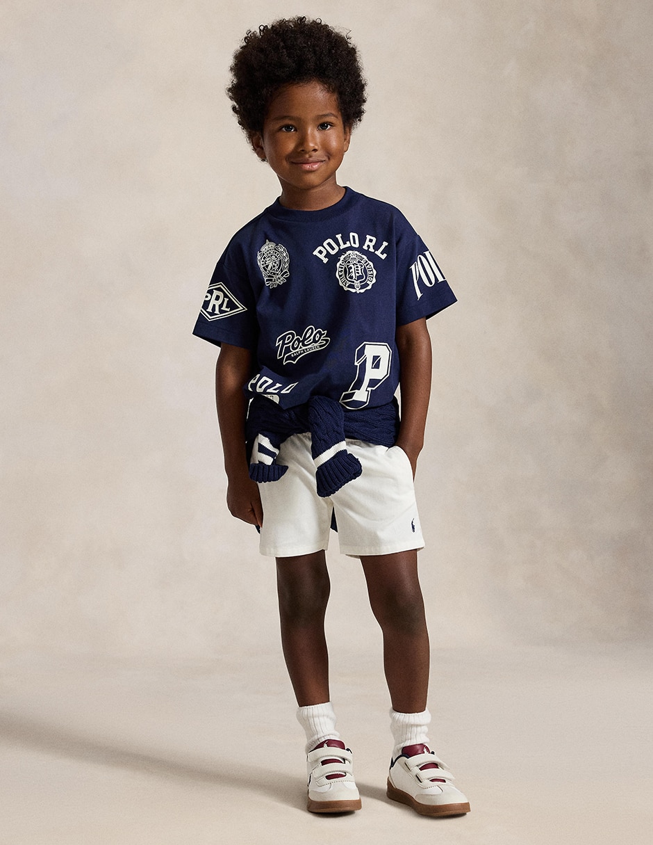 Playera manga corta para niño