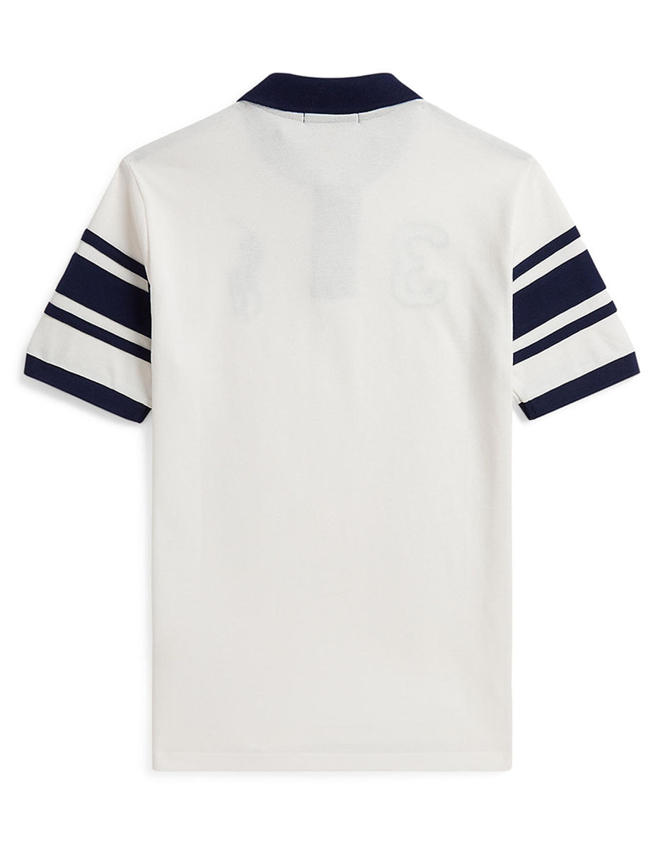 Playera tipo polo de algodón para niño 2