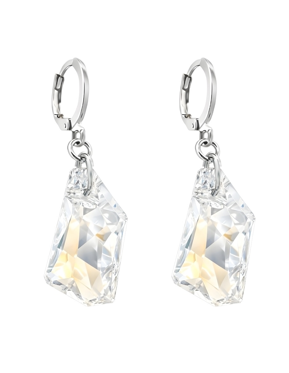 Aretes y collar de gota Zvezda Élan cristal