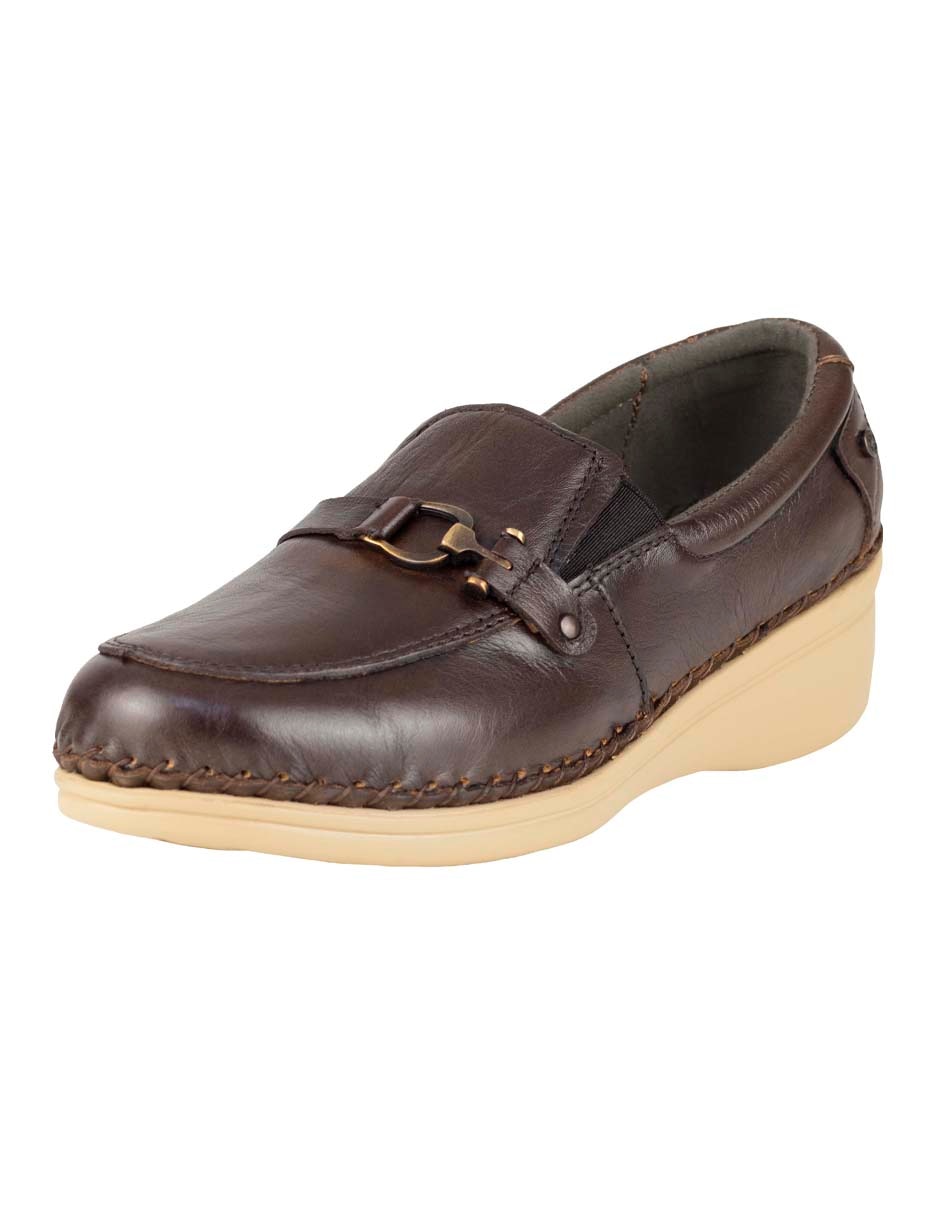 Zapato lobo solo de piel para mujer