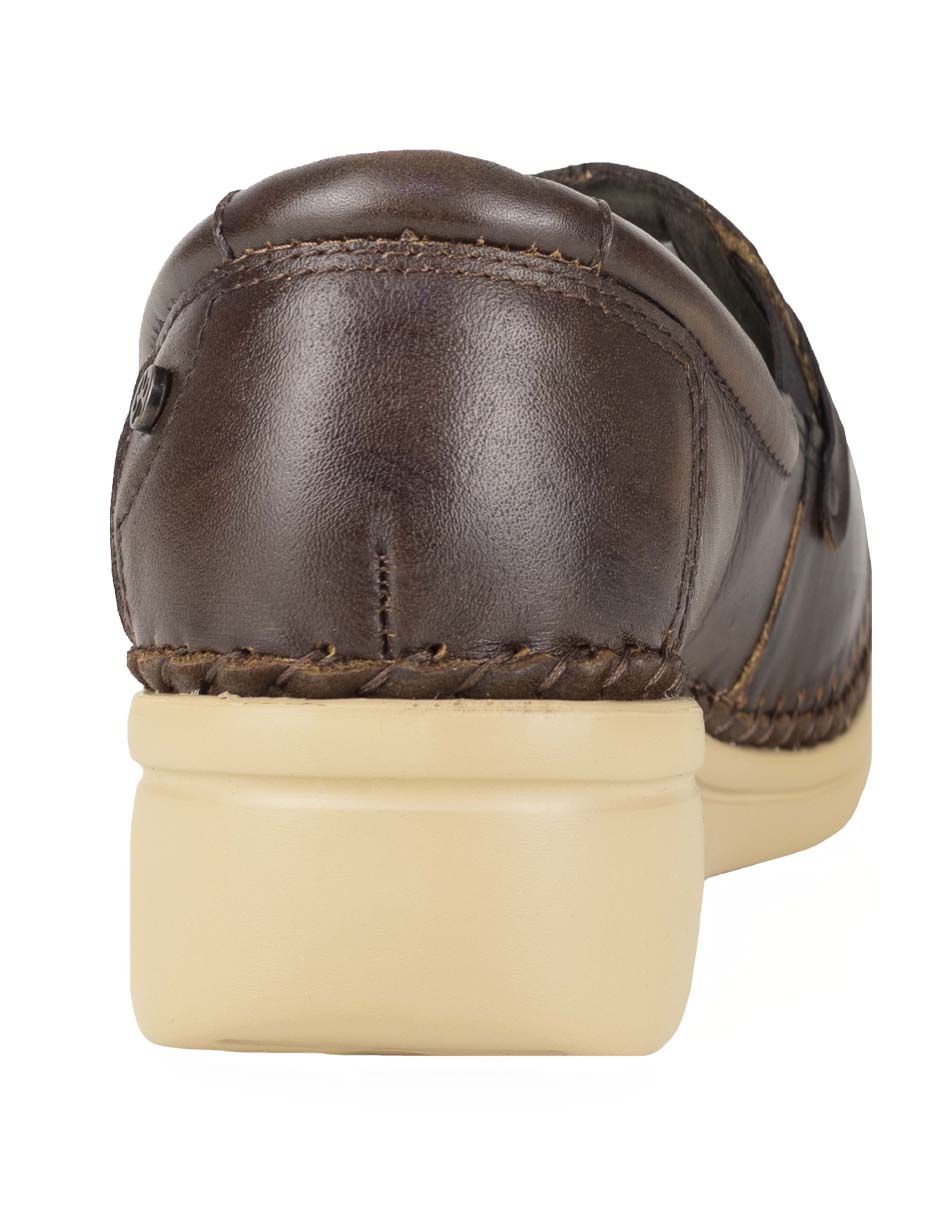 Zapato lobo solo de piel para mujer
