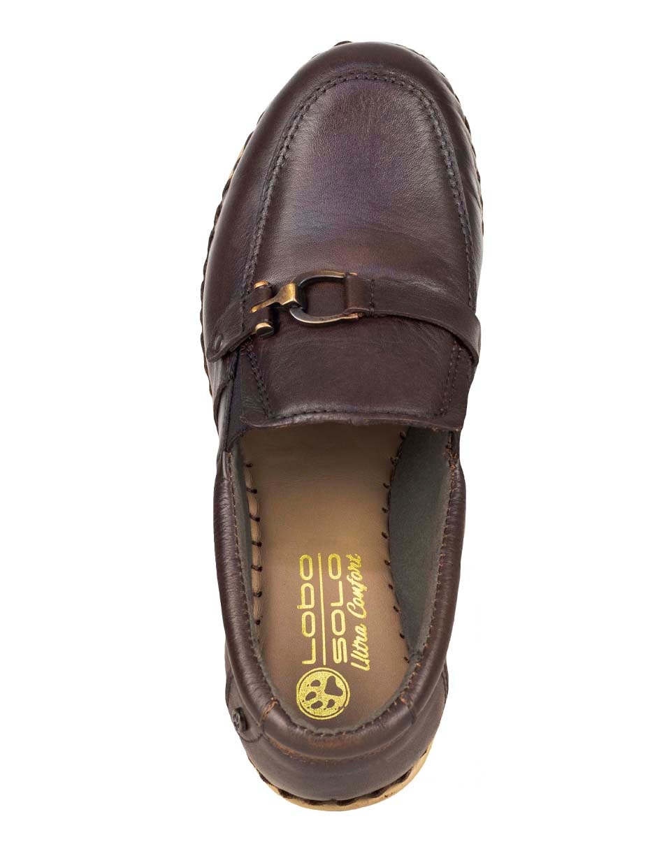 Zapato lobo solo de piel para mujer