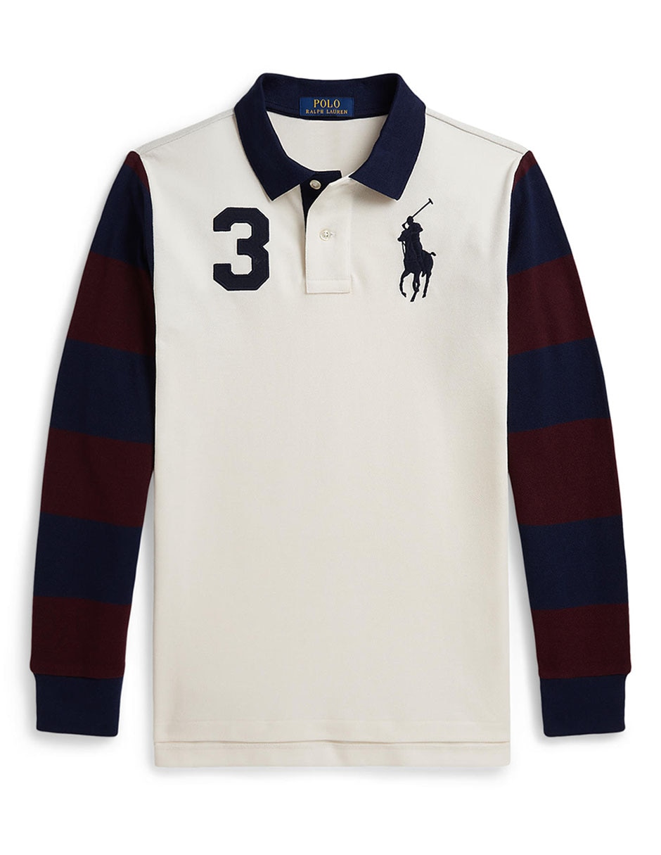 Playera tipo Polo de algodón para niño Playera tipo Polo de algodón para niño