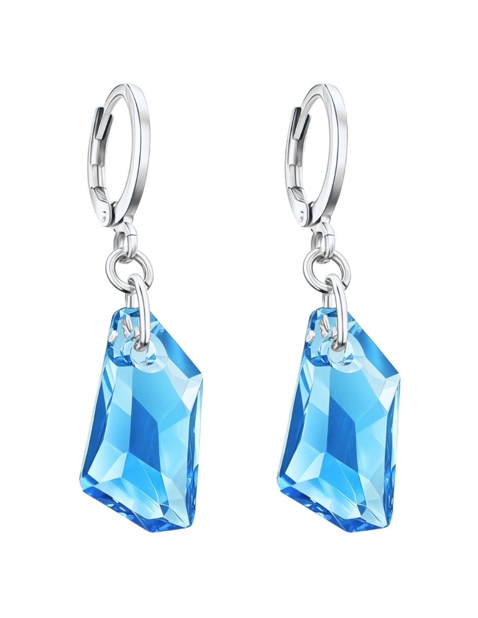 Aretes y collar Zvezda Élan cristal