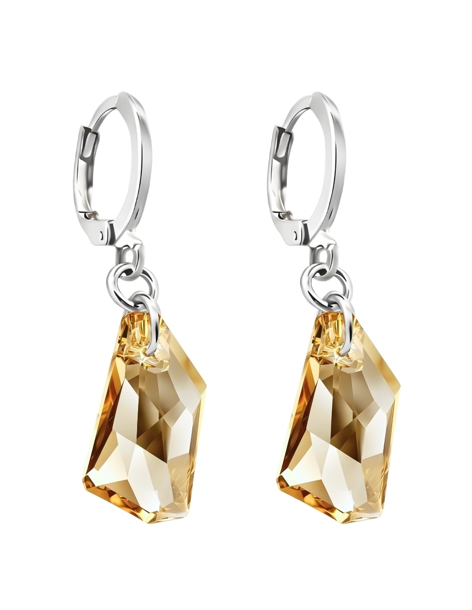 Aretes y collar Zvezda Élan cristal