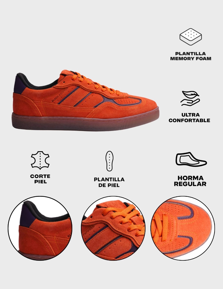 Tenis black peppers para hombre