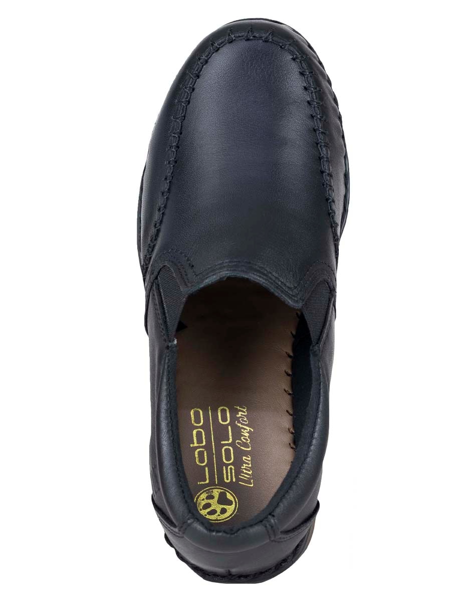 Zapato lobo solo de piel para mujer