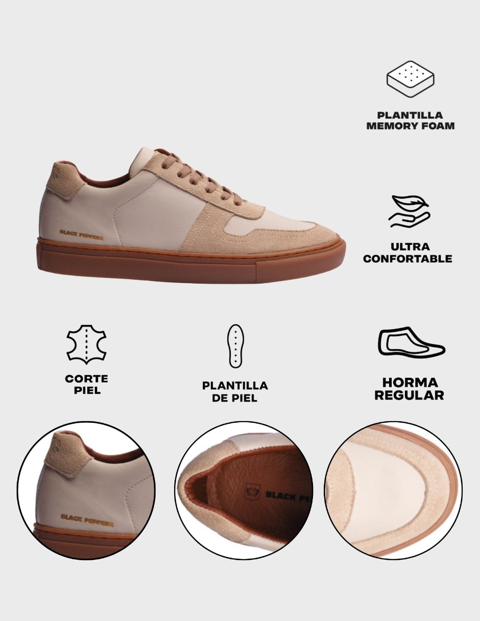 Tenis black peppers para hombre