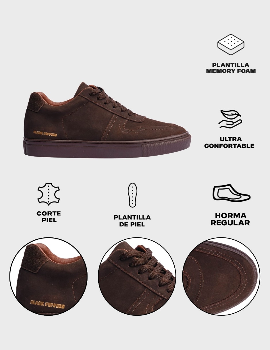 Tenis black peppers para hombre