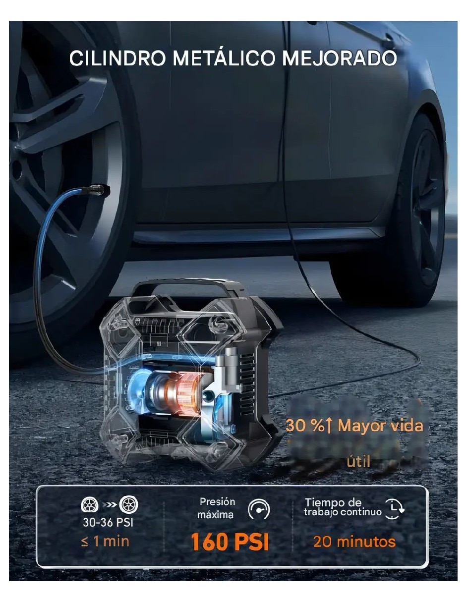 Compresora aire compresor 1.5 l genérica 1 hp