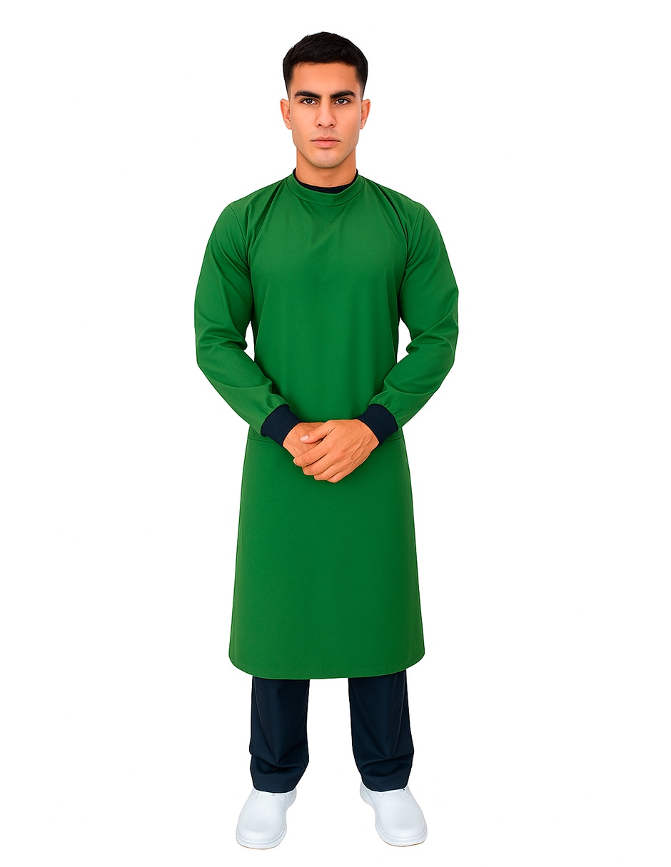Set de bata médica estilo relajado para hombre 3
