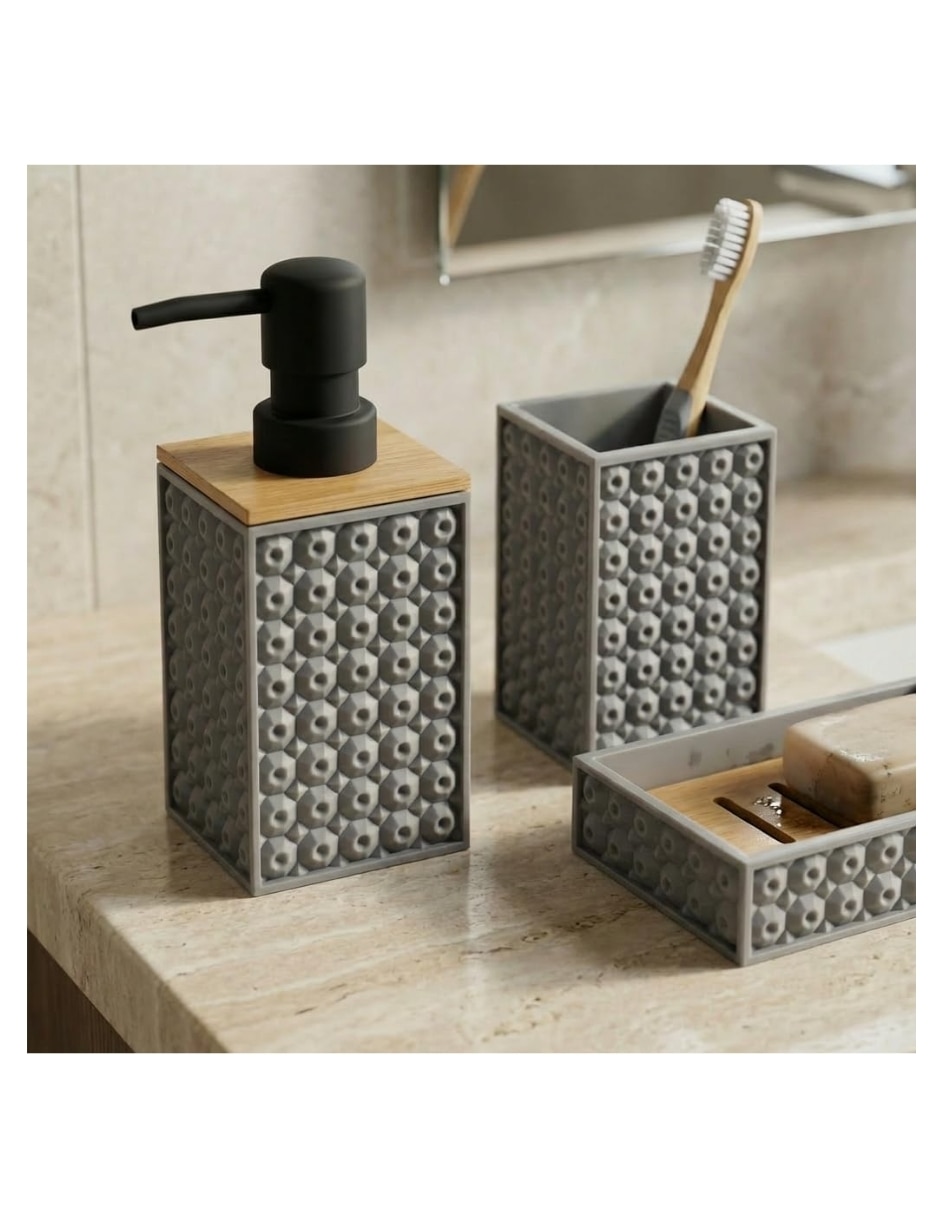 Juego de accesorios para baño Onyxo 5 piezas