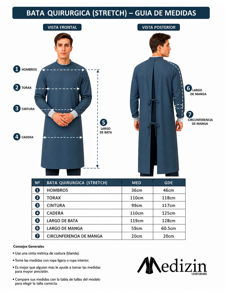 Uniforme Medizin Uniformes estilo relajado para hombre
