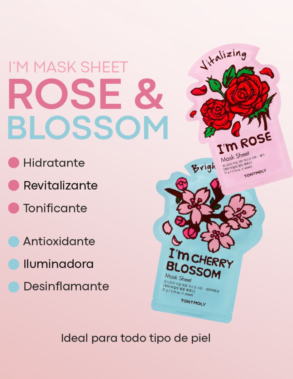 Set hidratante facial Floral Glow Essentials 5