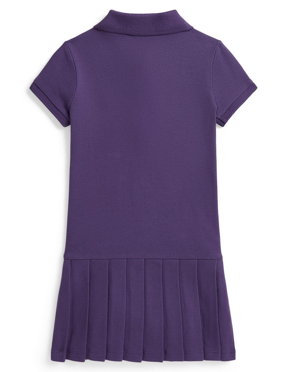 Vestido manga regular para niña 2