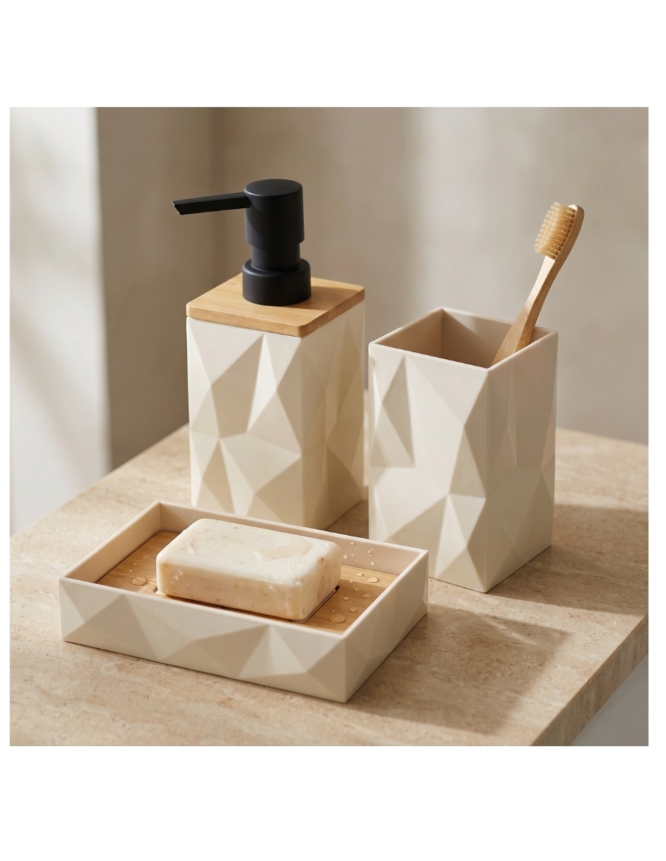Juego de accesorios para baño Onyxo 5 piezas