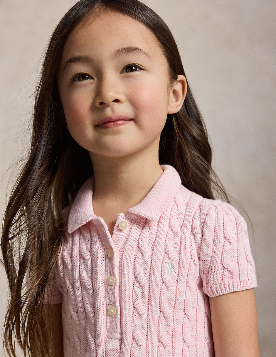 Vestido polo ralph lauren para niña