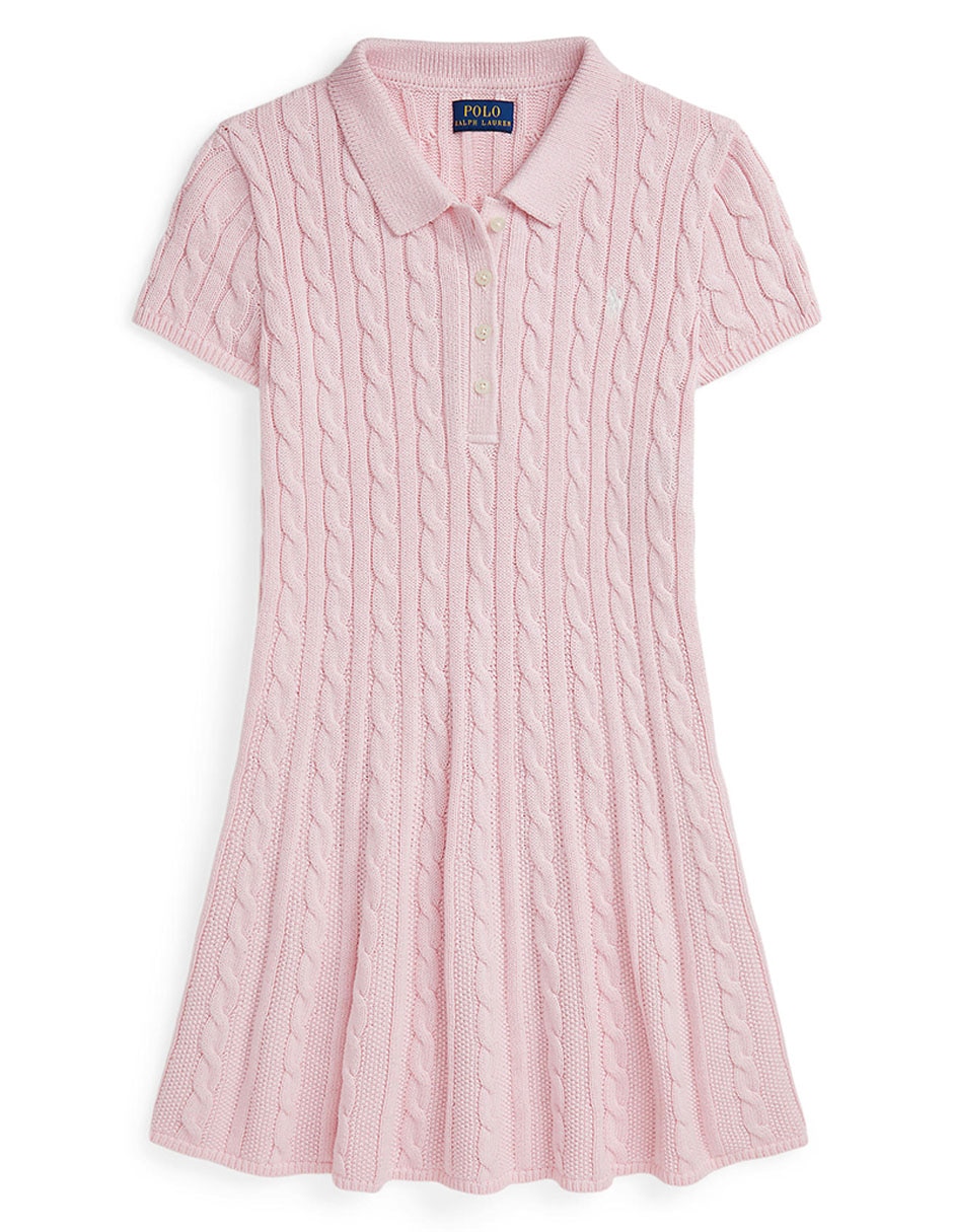 Vestido manga corta para niña 4