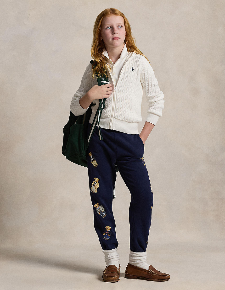 Sudadera trenzado para niña