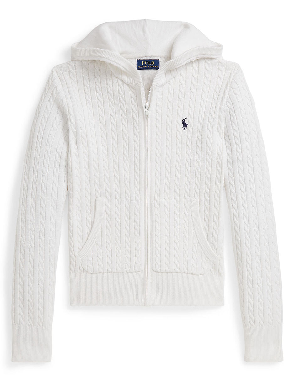 Sudadera trenzado para niña 4