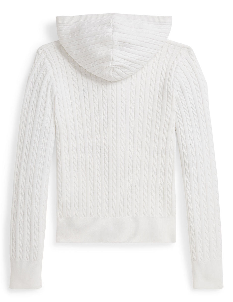 Sudadera trenzado para niña 5
