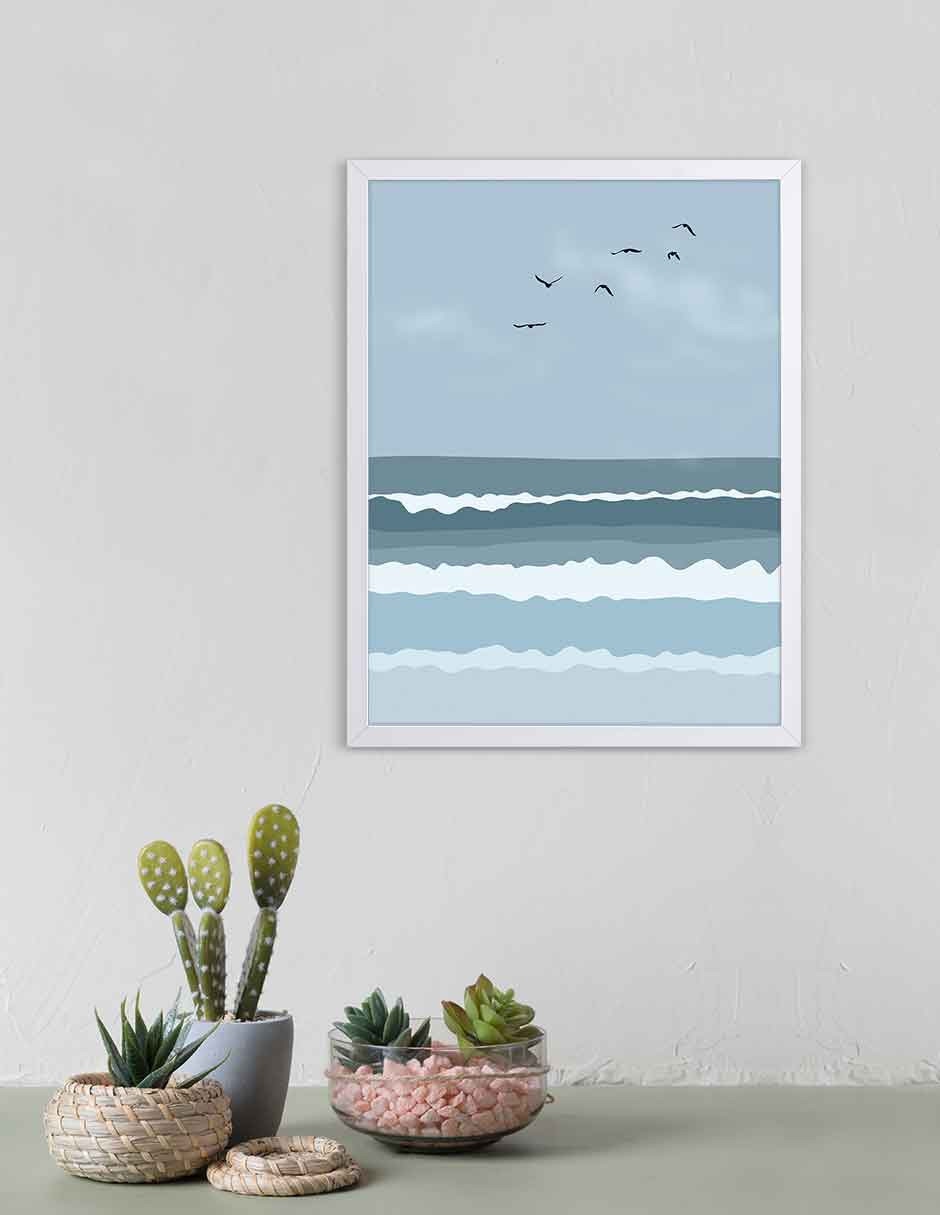 Cuadro decorativo Fábrica Galería Paisajes Ilustrados