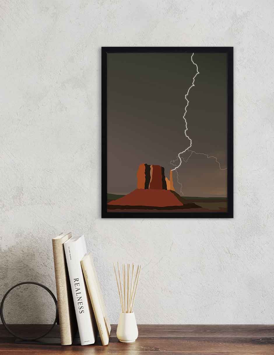 Cuadro decorativo Fábrica Galería Paisajes Ilustrados