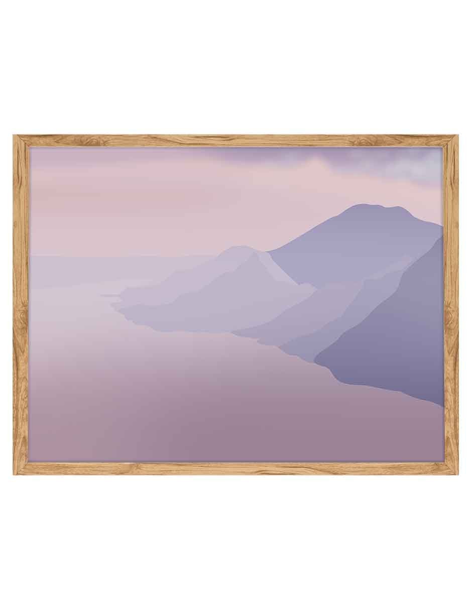 Cuadro decorativo Paisajes Ilustrados