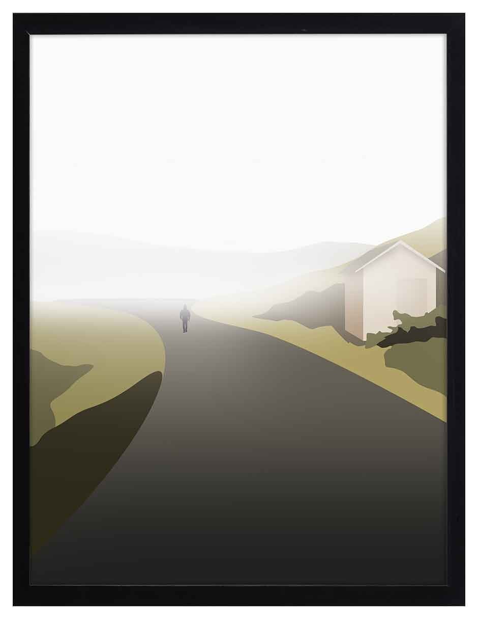 Cuadro decorativo Paisajes Ilustrados