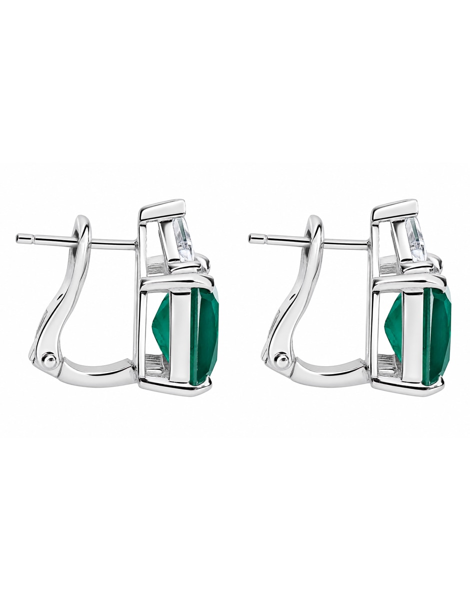 Broqueles Gladkova Joyería de plata p 925 con acabado brillante turmalina