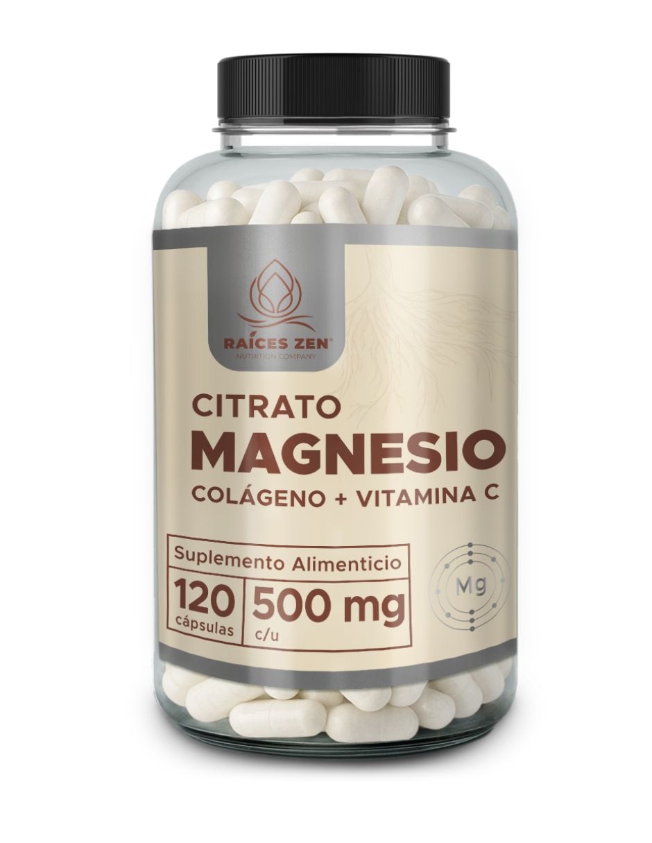 Citrato de magnesio + colageno Raíces Zen con citrato de magnesio