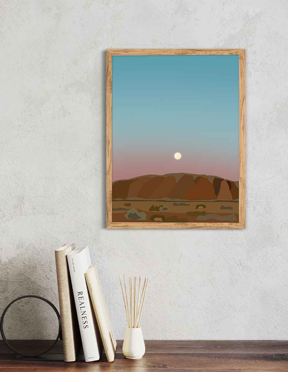 Cuadro decorativo Paisajes Ilustrados 2