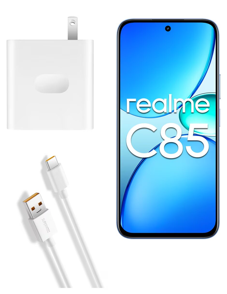 Bundle smartphone Realme C85 +Audífonos LCD 6.8 pulgadas 6