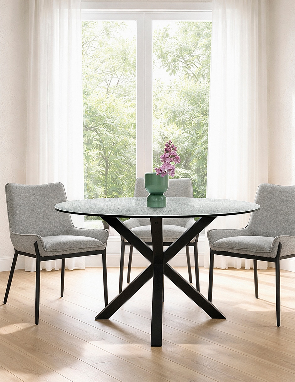 Mesa de comedor armable Tivoli Grey Mobica