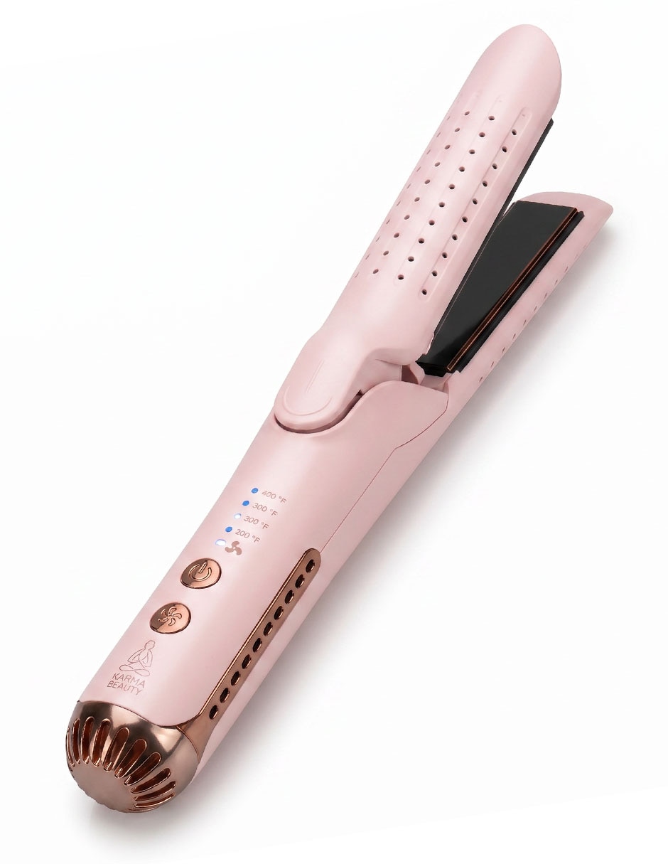 Plancha para cabello con aire Karma Beauty Beauty and The Breeze placas de titanio