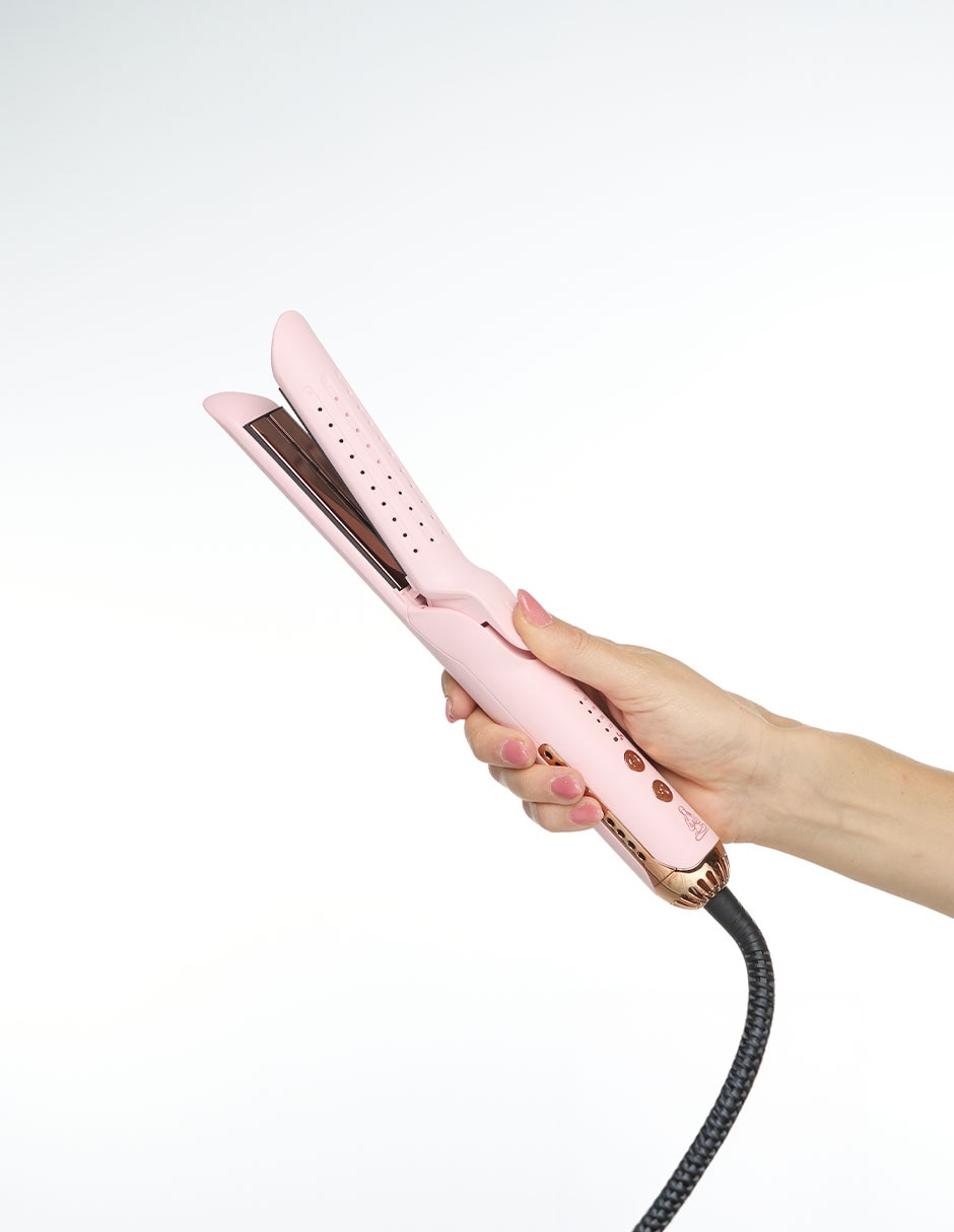 Plancha para cabello con aire Karma Beauty Beauty and The Breeze placas de titanio