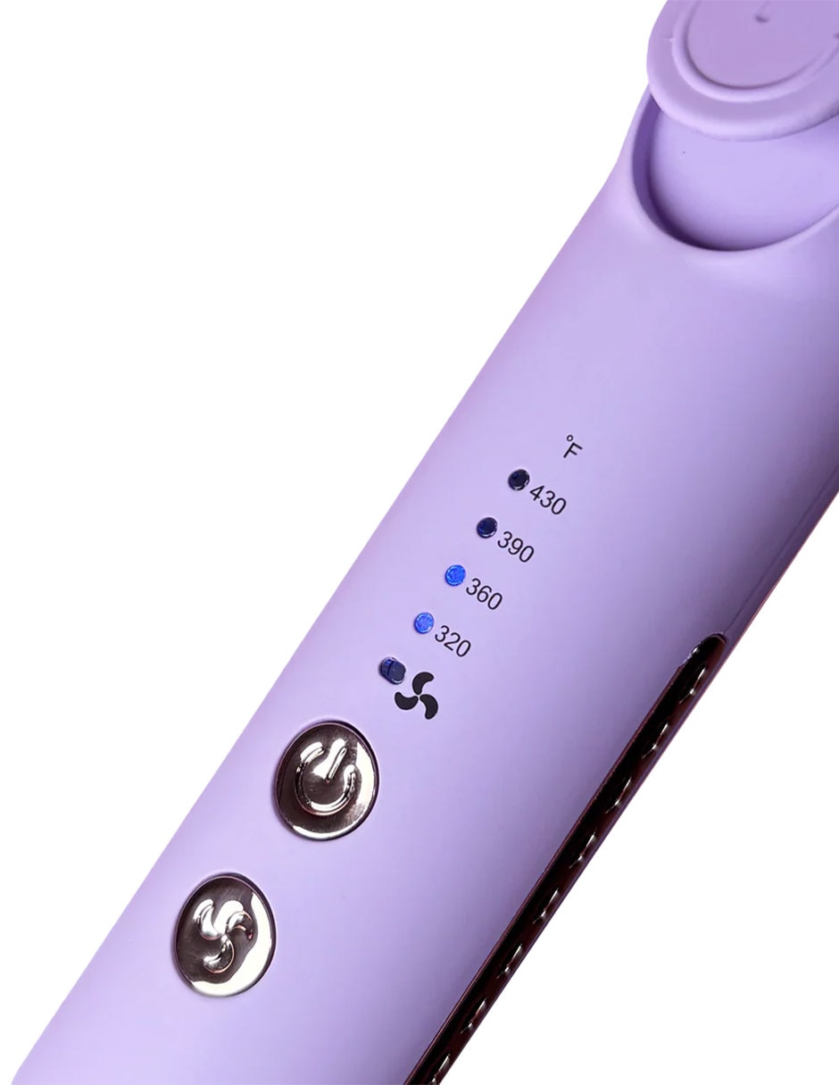 Plancha para cabello con aire Karma Beauty Beauty and The breeze placas de titanio