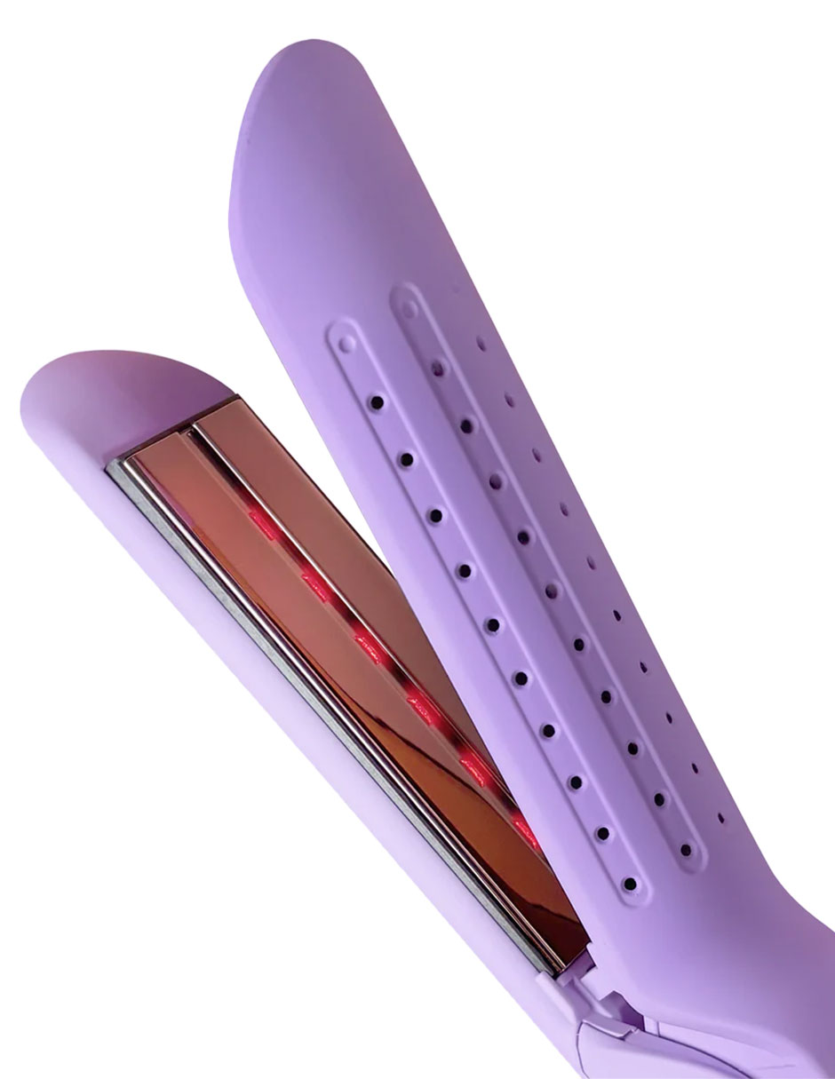 Plancha para cabello con aire Karma Beauty Beauty and The breeze placas de titanio
