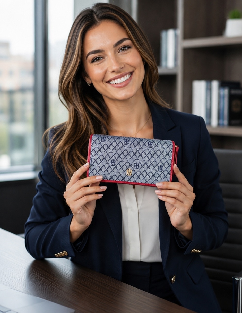 Cartera tommy hilfiger xw0659i 971 0yg para mujer