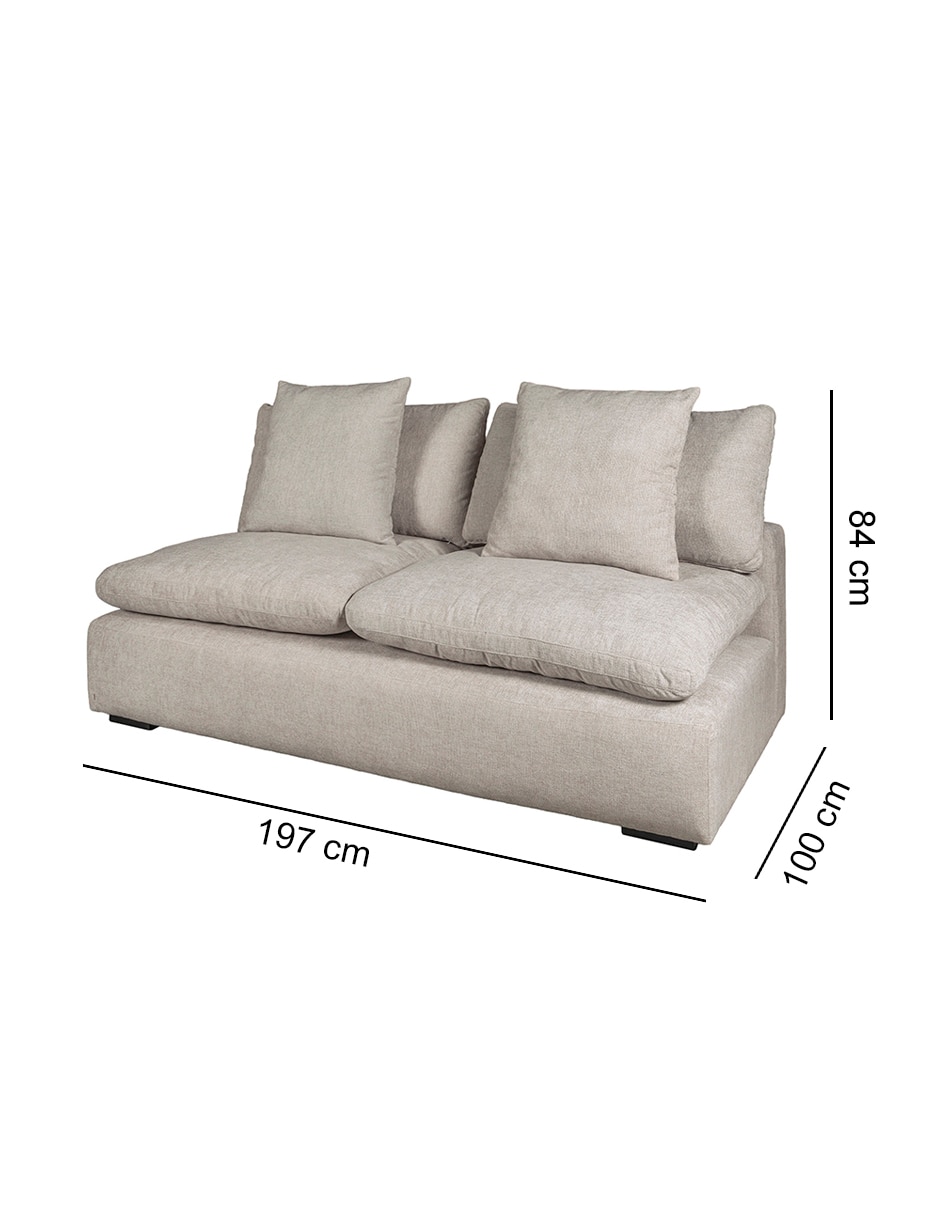 Love seat Mobica Kiva Sorrento Grey