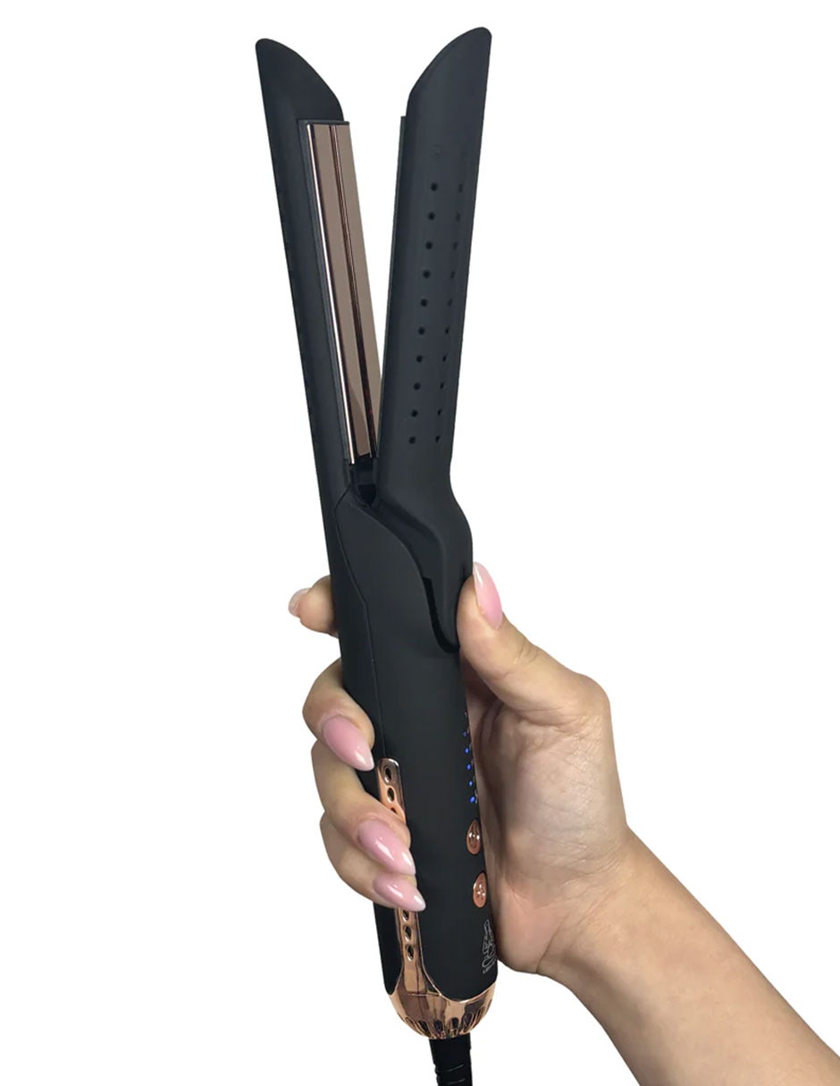 Plancha para cabello con aire Karma Beauty Beauty and The Breeze placas de titanio
