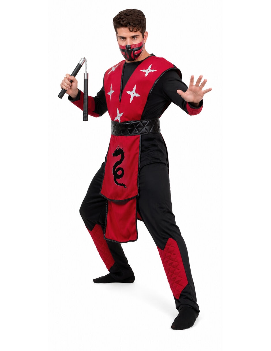 Disfraz Ninja de personaje Ninja Legends para hombre 3