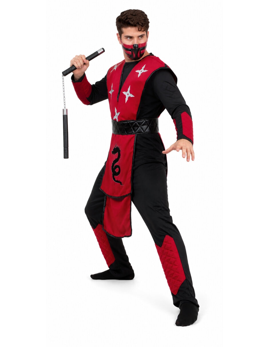 Disfraz Ninja de personaje Ninja Legends para hombre 4
