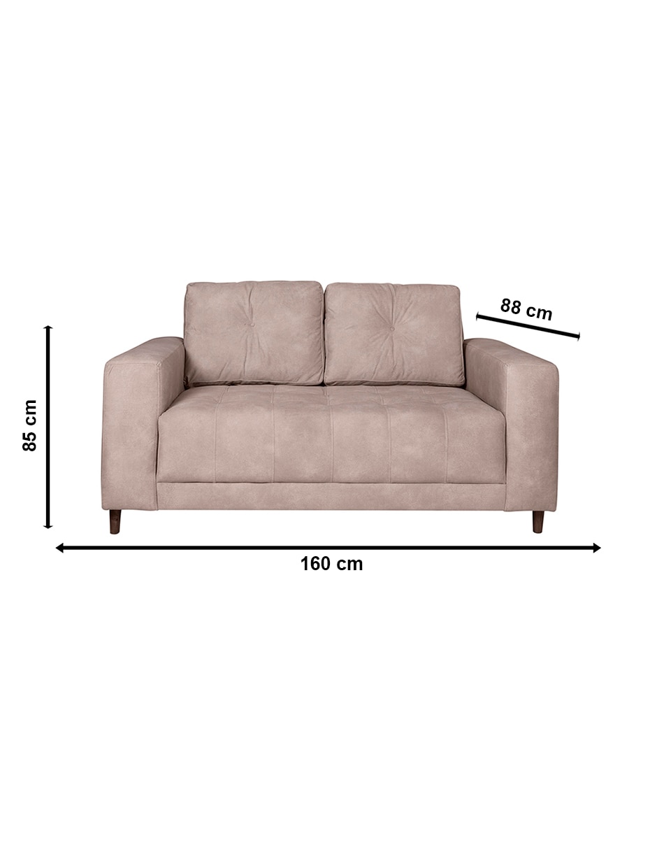 Love seat luma de tela 6