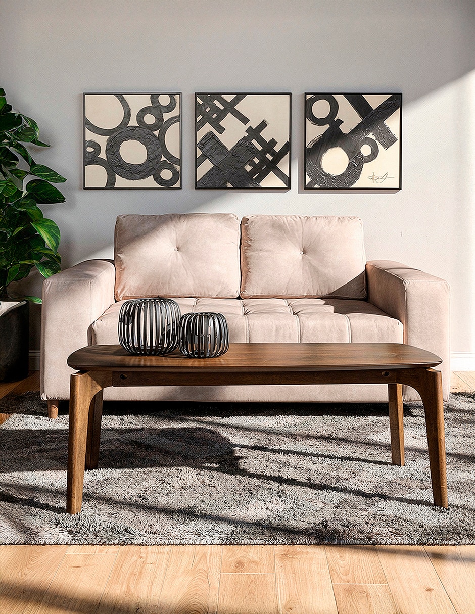 Love seat luma de tela 3