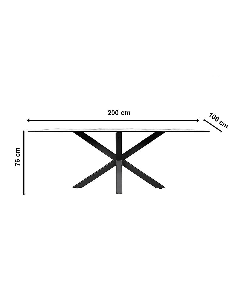 Mesa de comedor armable Tivoli Mobica
