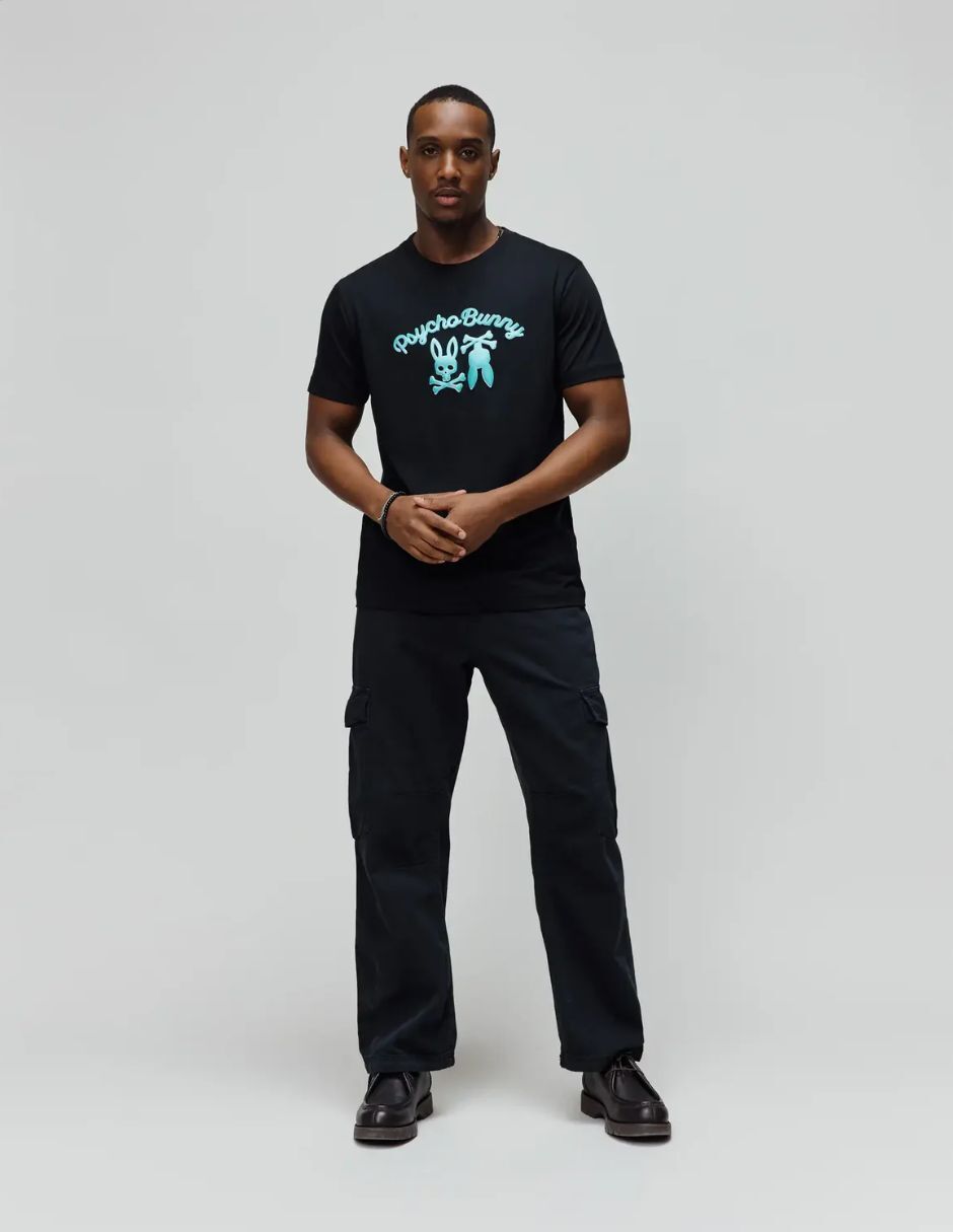 Playera psycho bunny cuello redondo para hombre