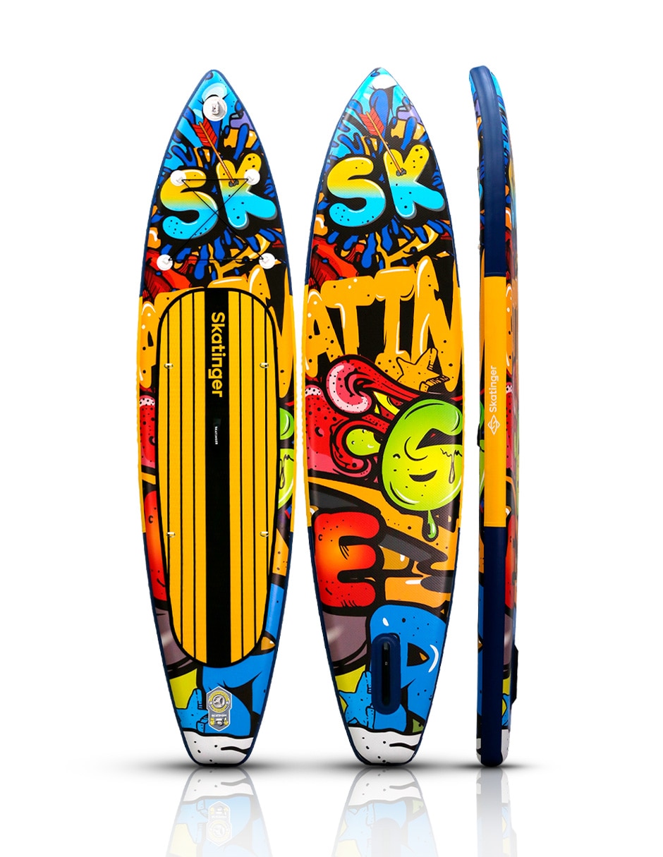 Paddle board Level Fitness surf paddle board inflable graffiti 11’6 con paddle