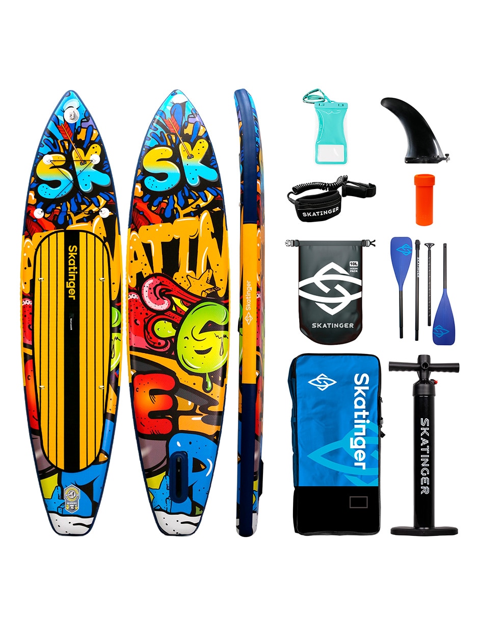 Paddle board Level Fitness surf paddle board inflable graffiti 11’6 con paddle